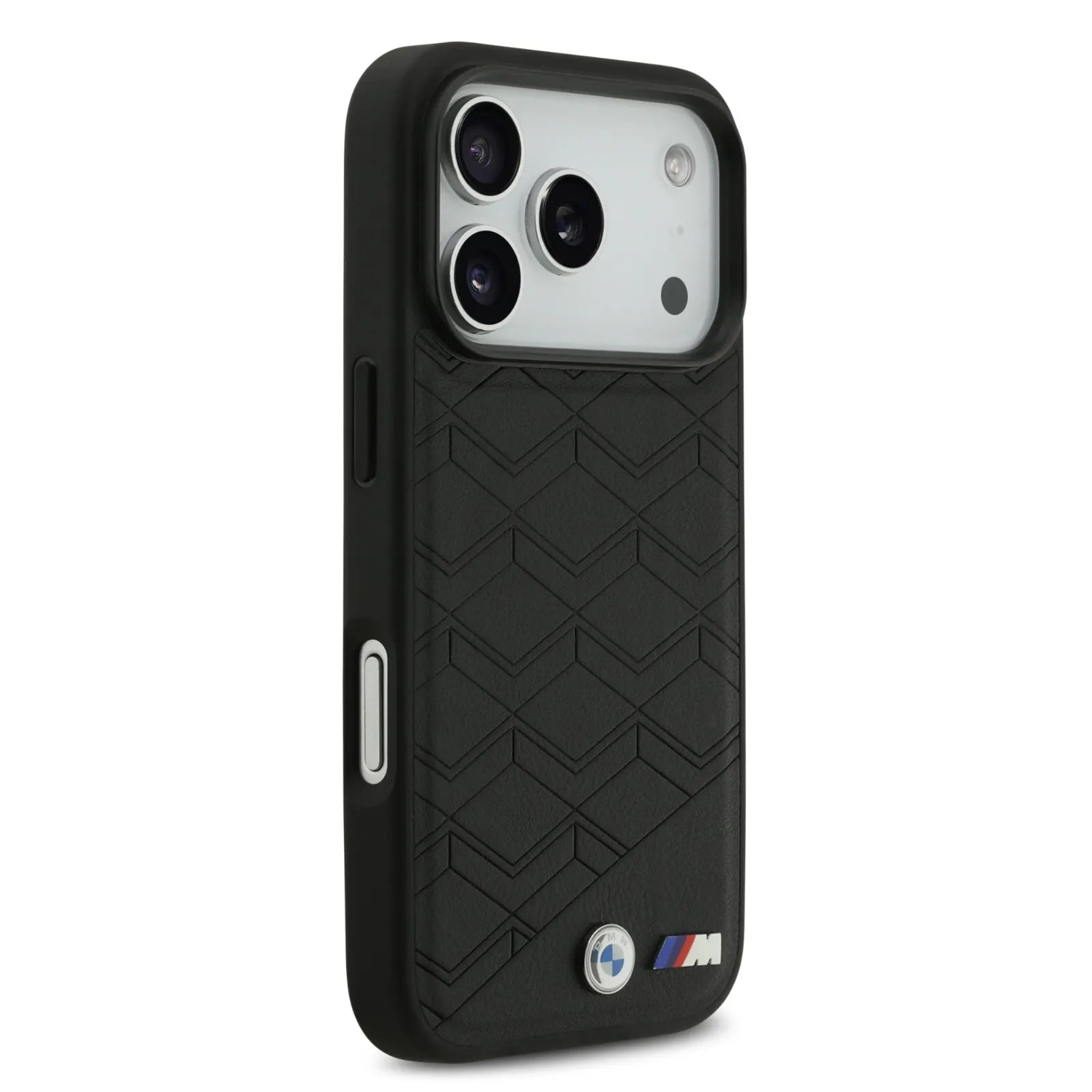 BMW MagSafe PU Seat Shaped Leather Case With Metal Logos