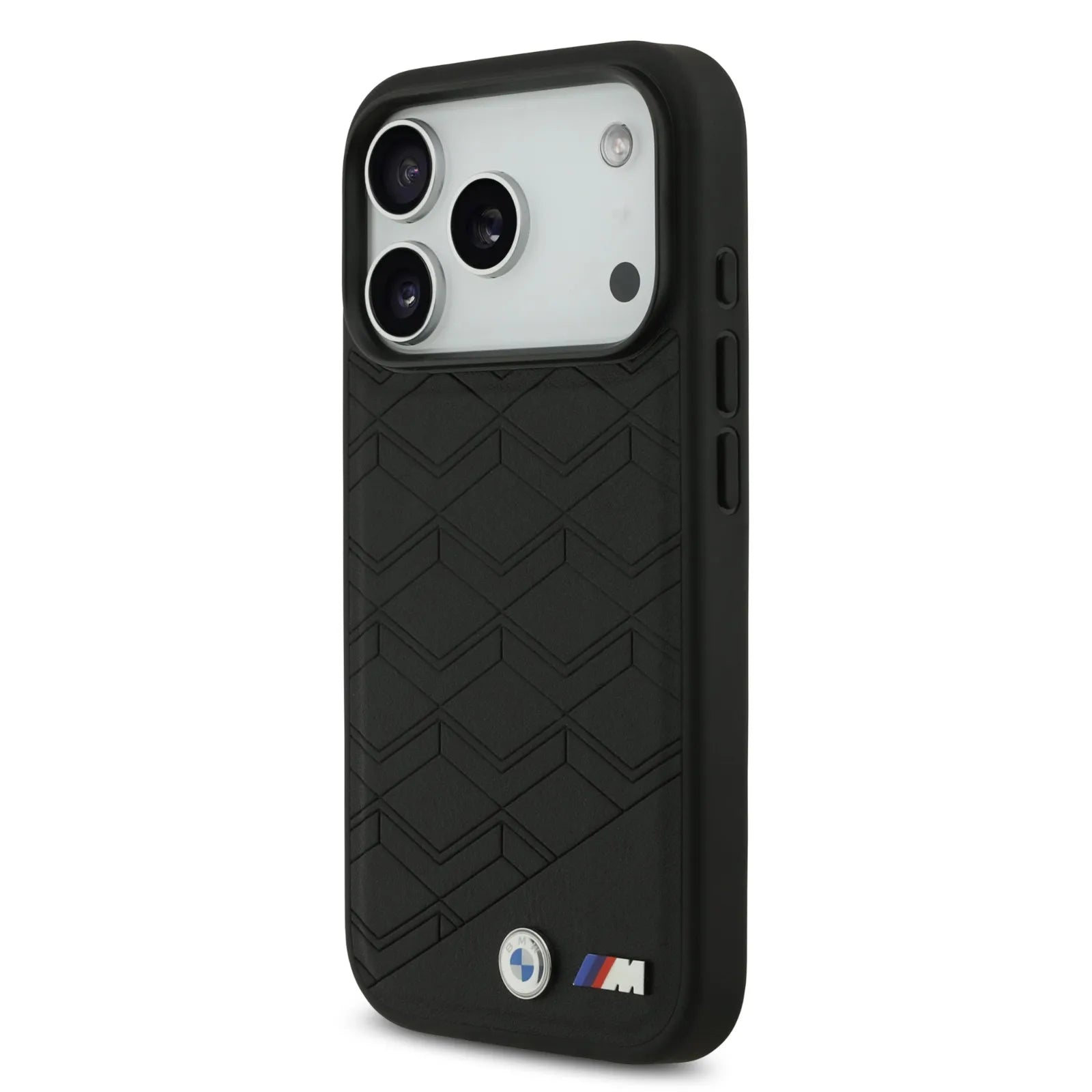 BMW MagSafe PU Seat Shaped Leather Case With Metal Logos