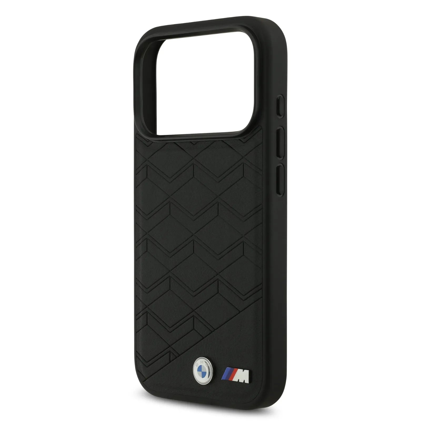 BMW MagSafe PU Seat Shaped Leather Case With Metal Logos