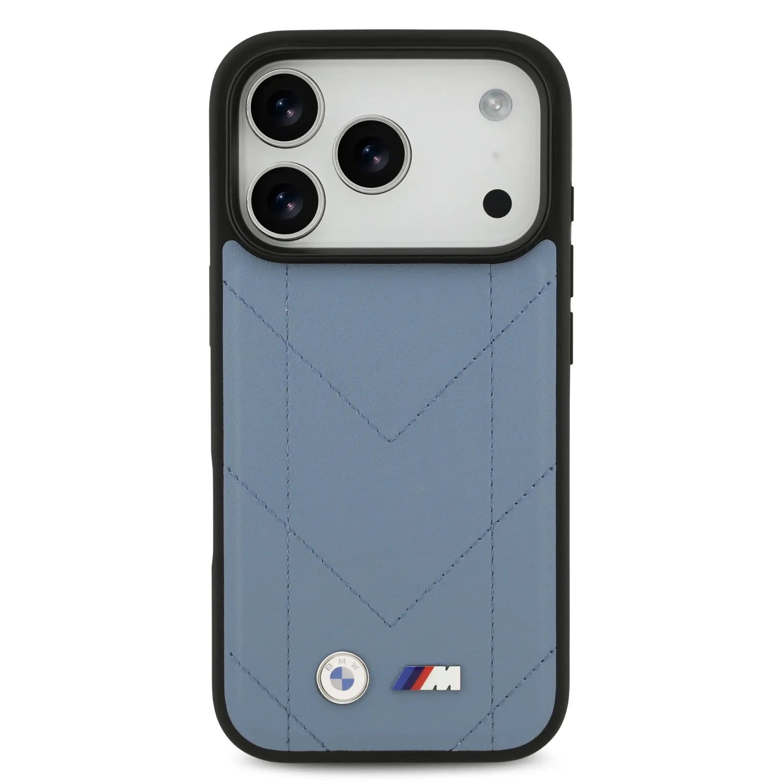 BMW MagSafe PU Quilted Leather Case With Metal Logo