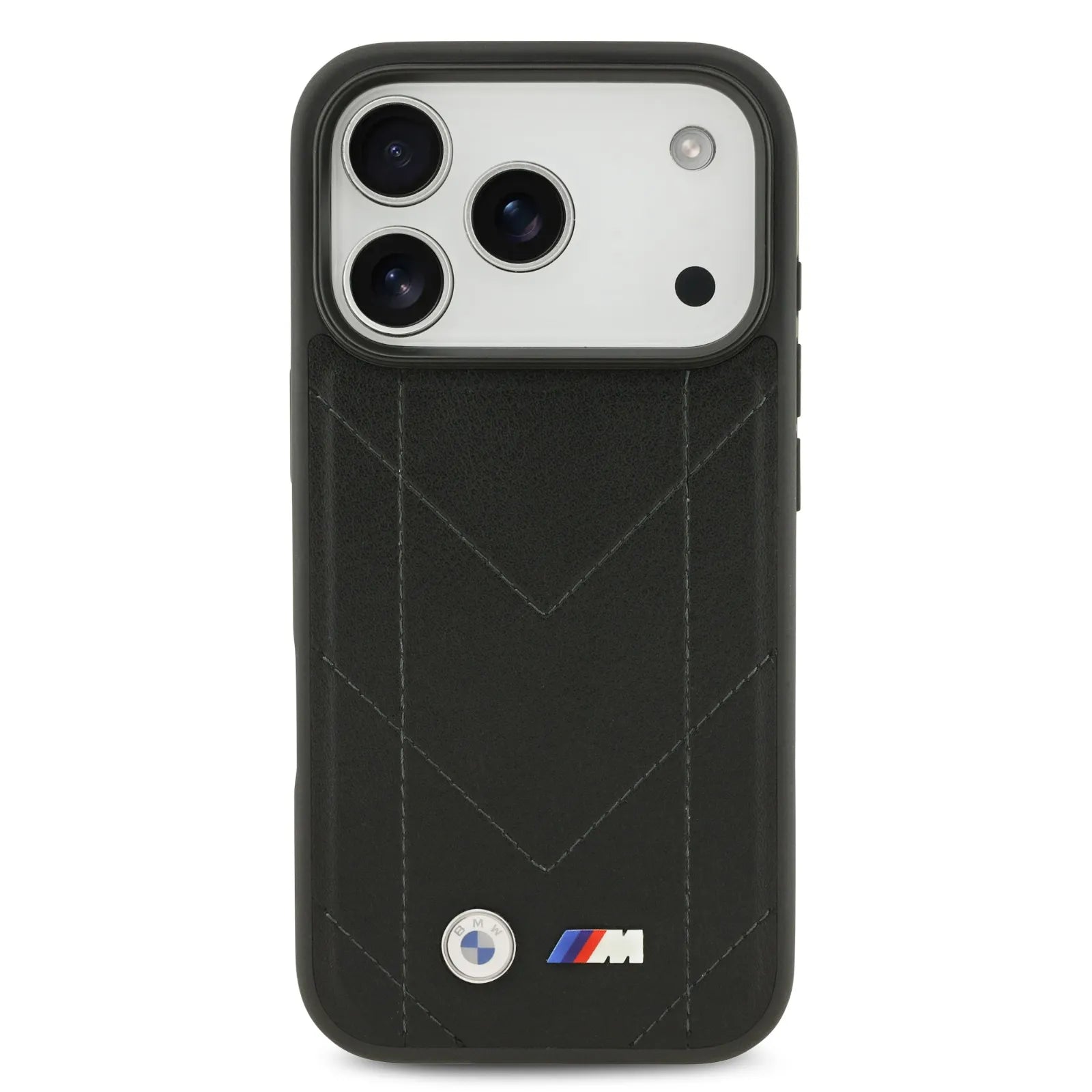 BMW MagSafe PU Quilted Leather Case With Metal Logo