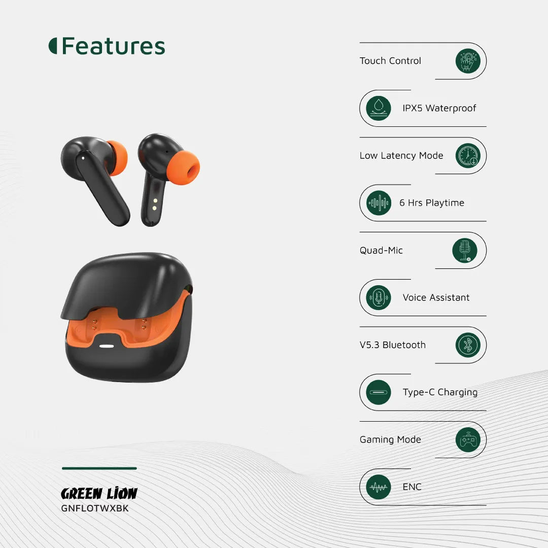 Green Lion Florence TWS True Wireless Earbuds