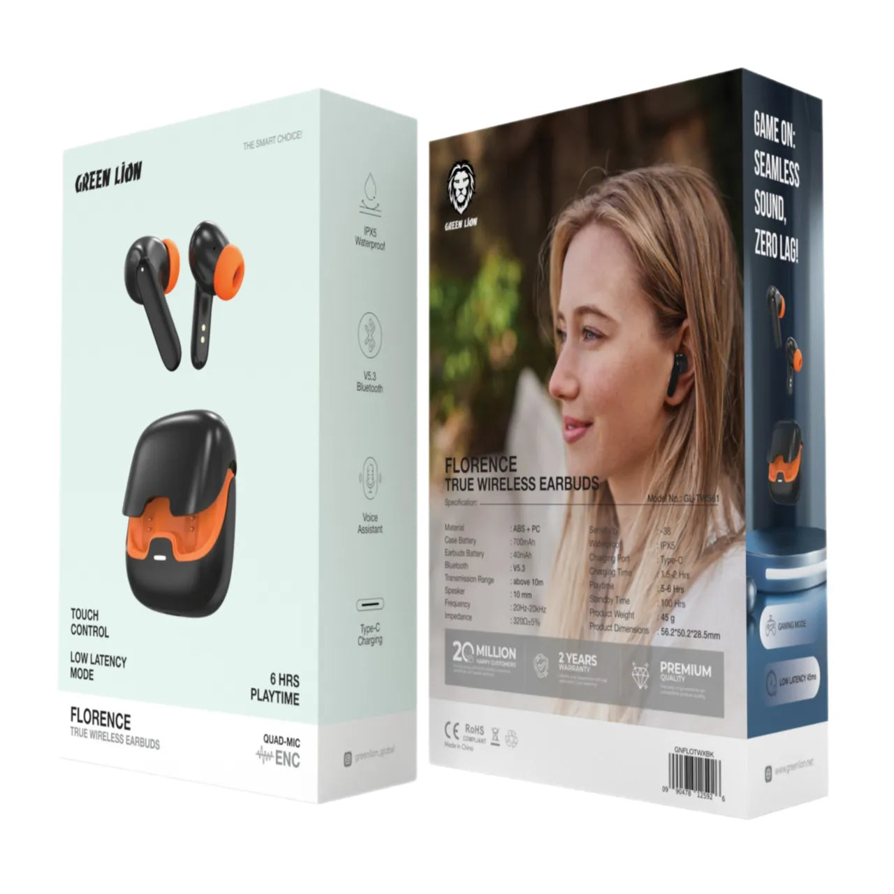 Green Lion Florence TWS True Wireless Earbuds