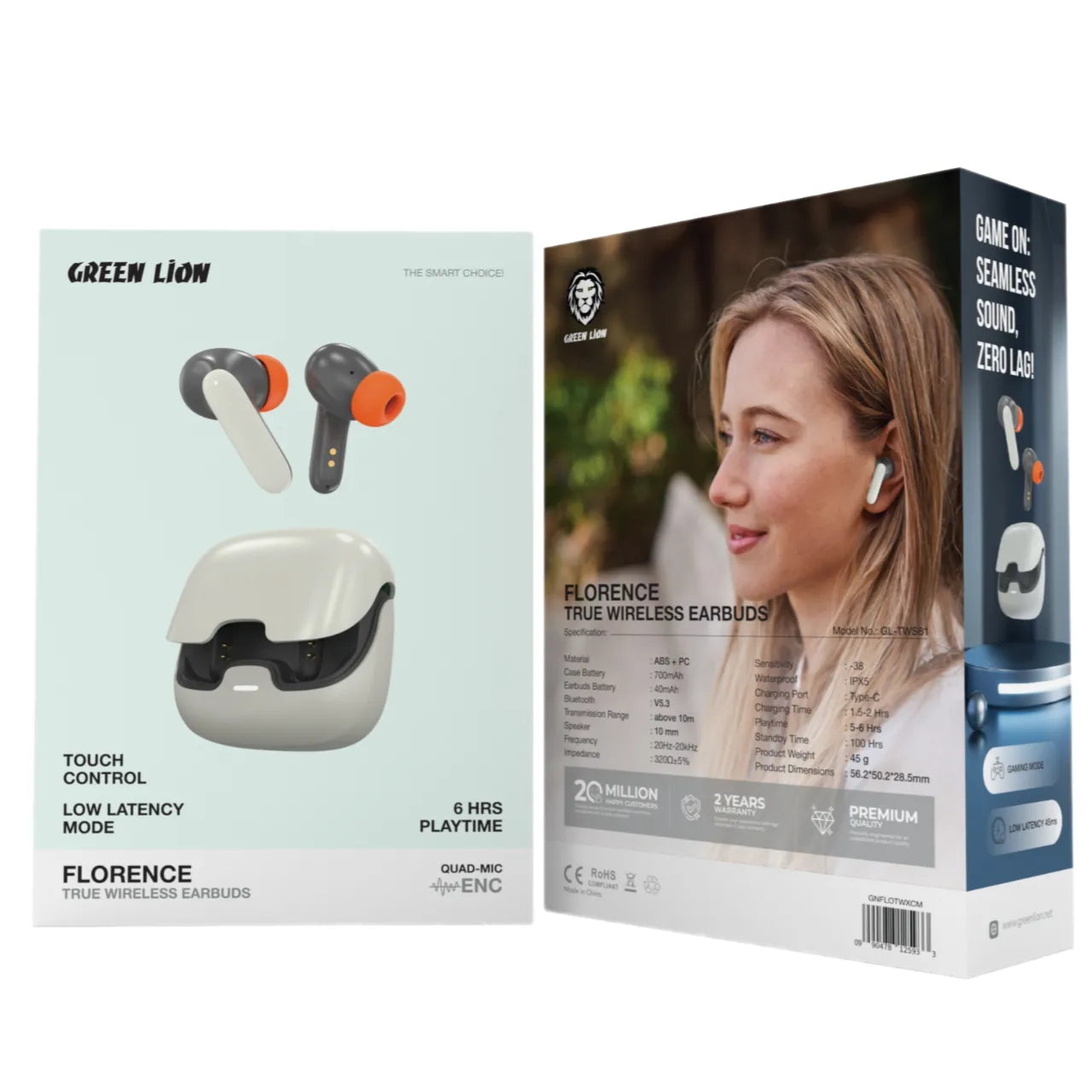 Green Lion Florence TWS True Wireless Earbuds