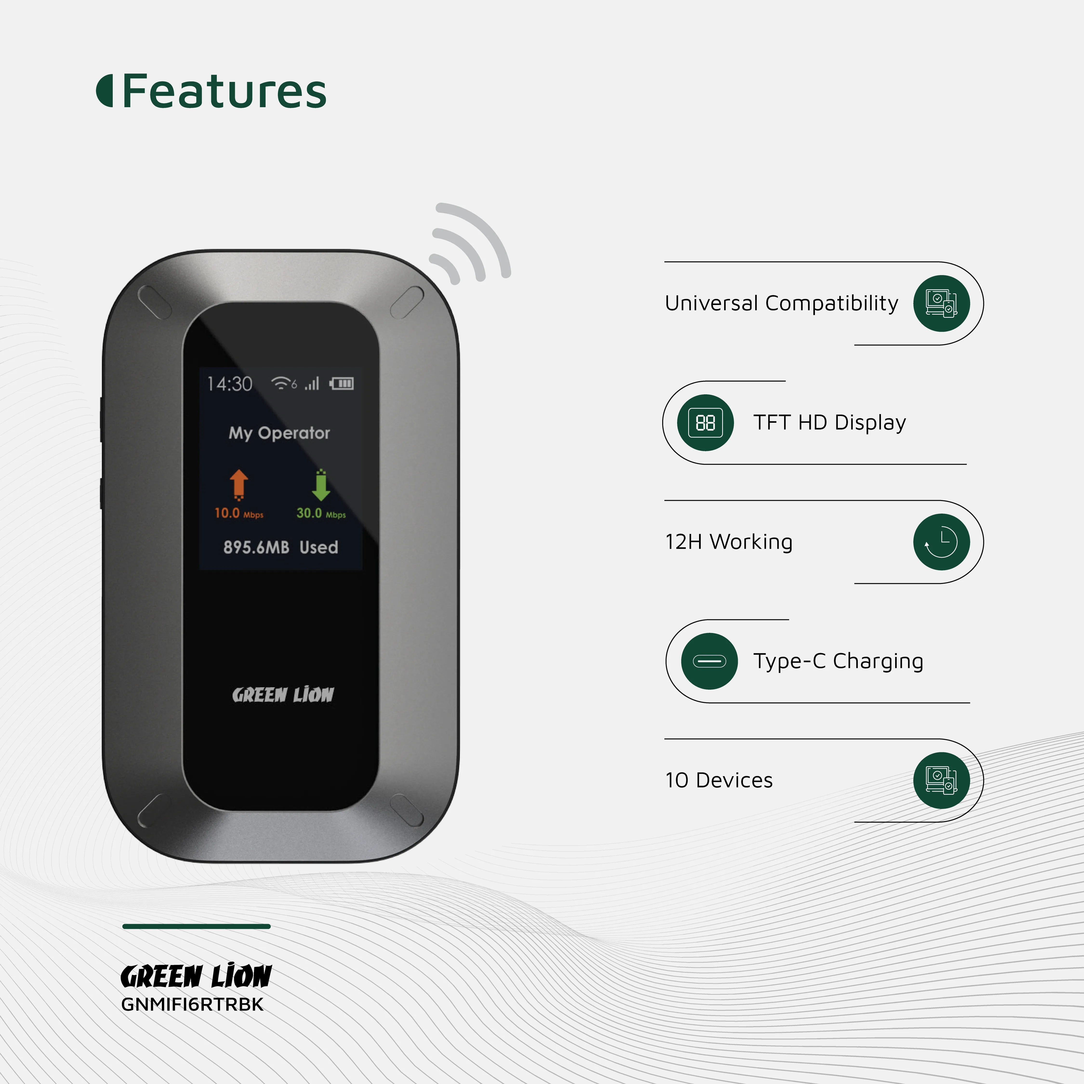 Green Lion Portable Mifi Router
