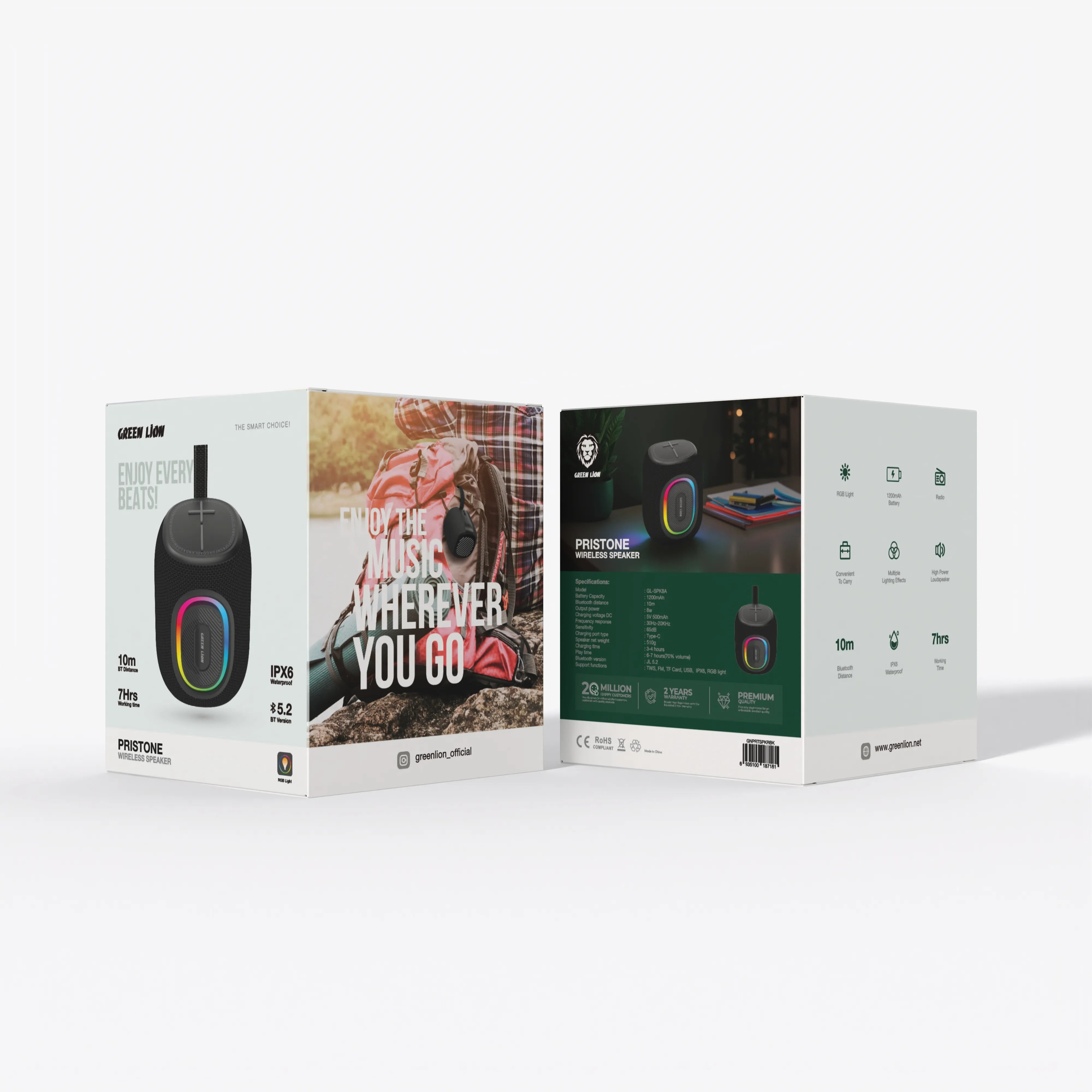 Green Lion Pristone Wireless Speaker