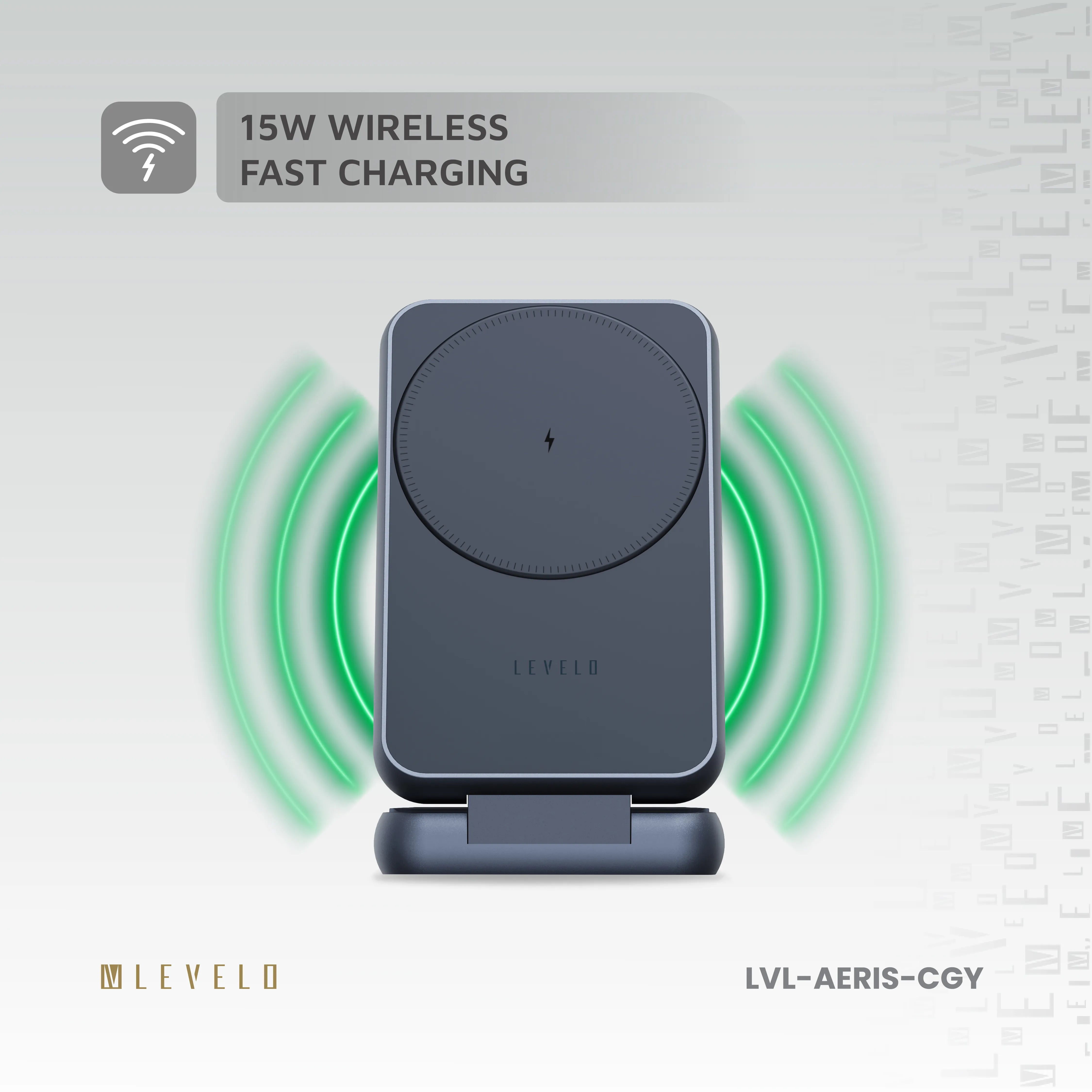 Levelo 3 in 1 Foldable Wireless Charger