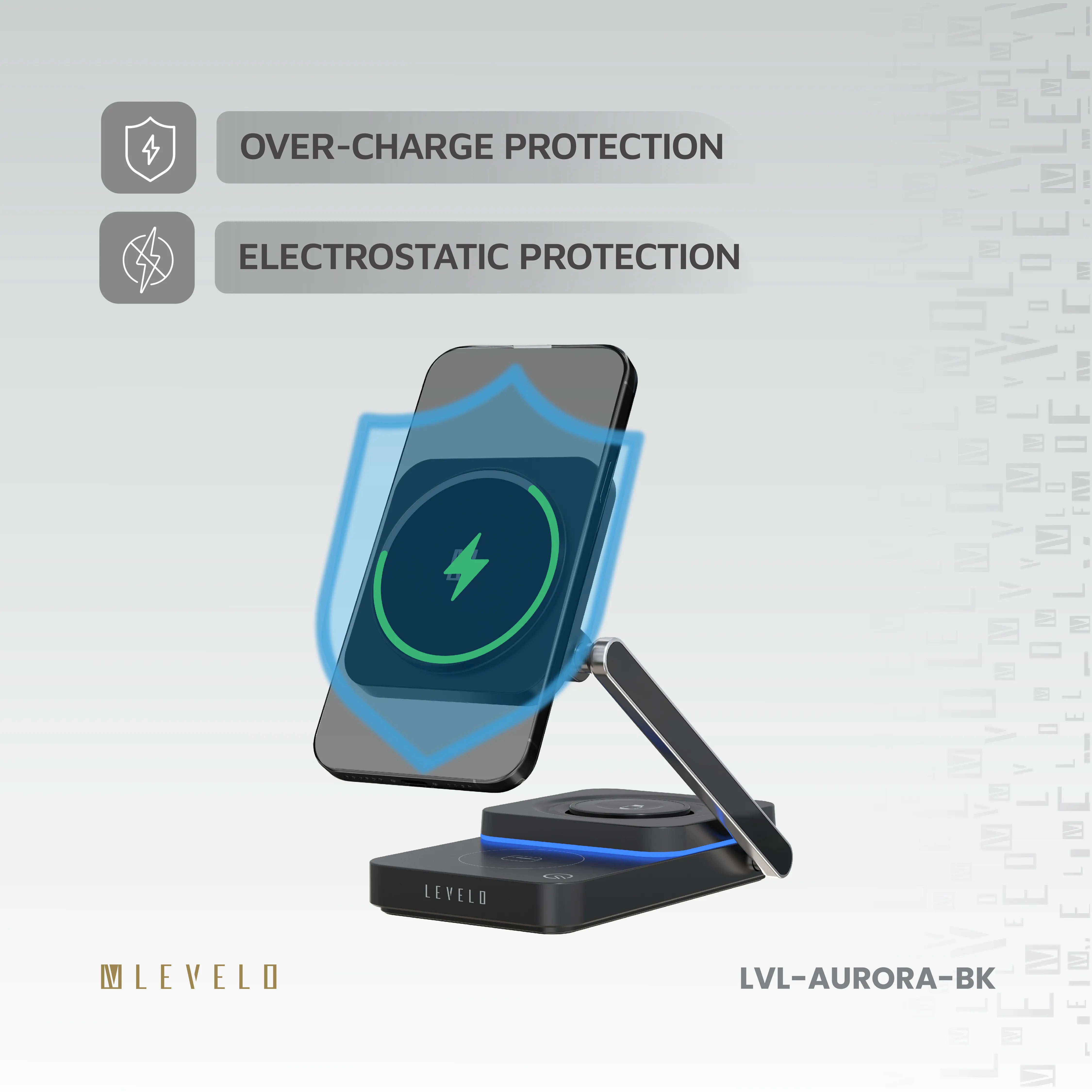 Levelo Aurora 3 In 1 Wireless Charger