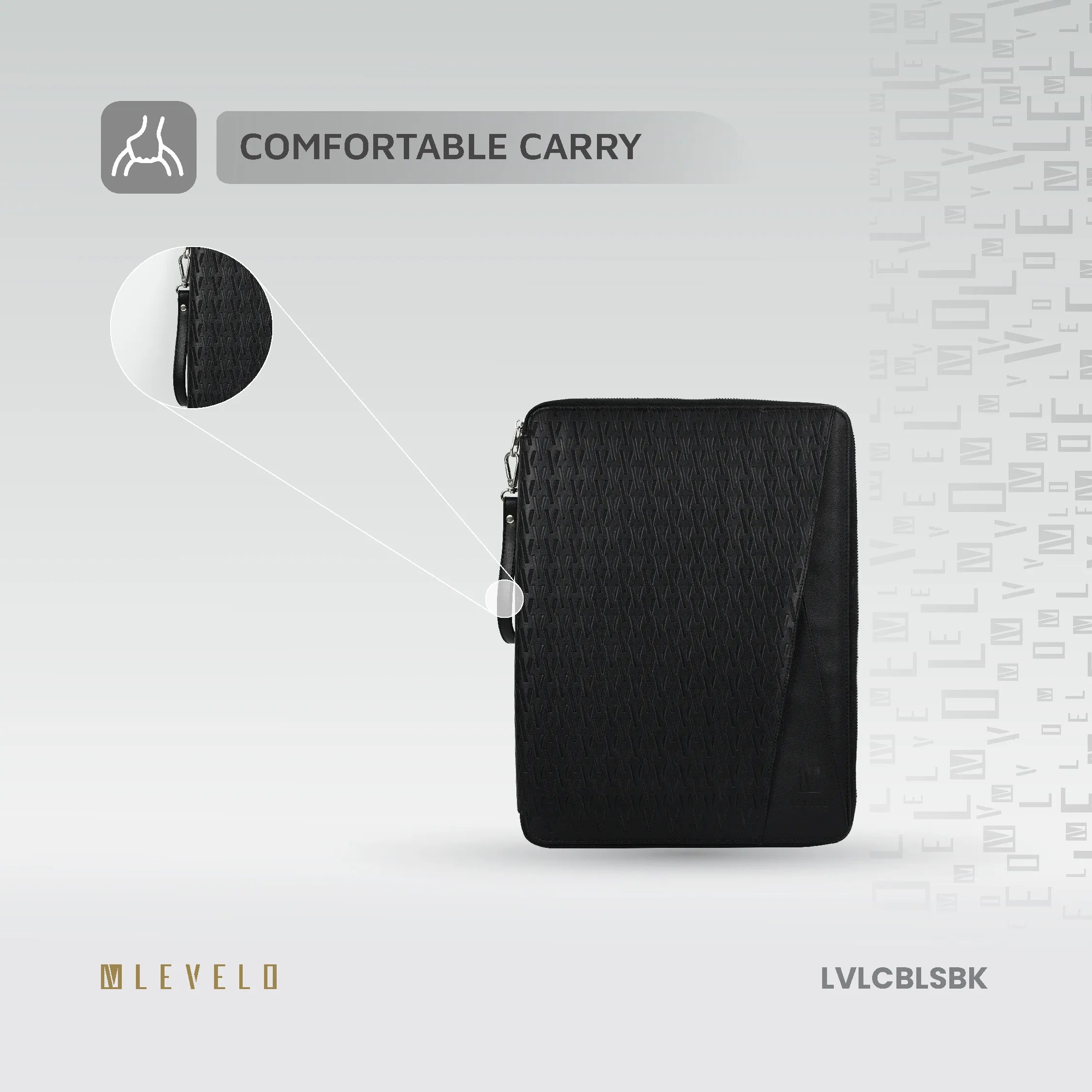 Levelo Cristallo Booktype Laptop Sleeve