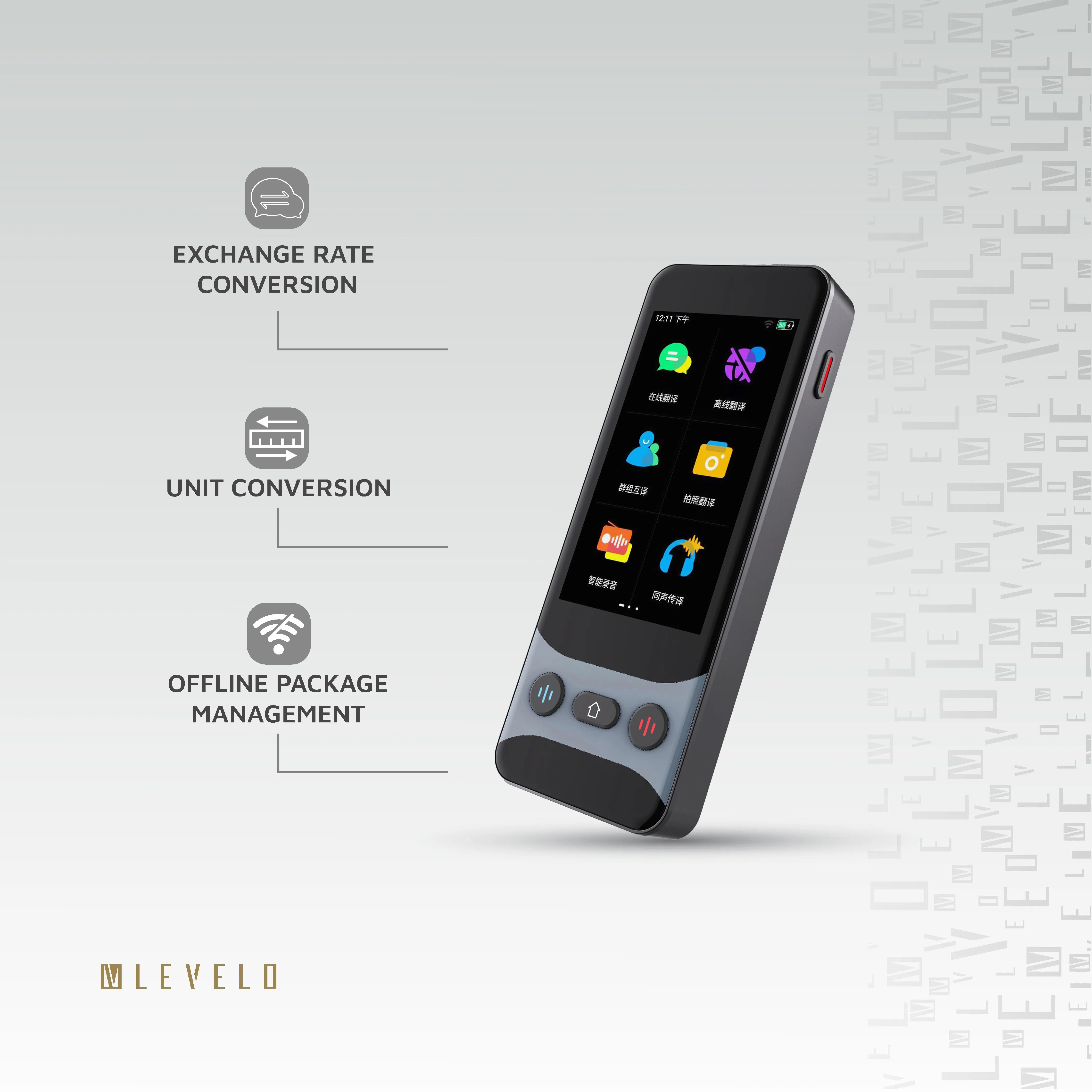 Levelo Fluent Link Offline & Online Voice Translator