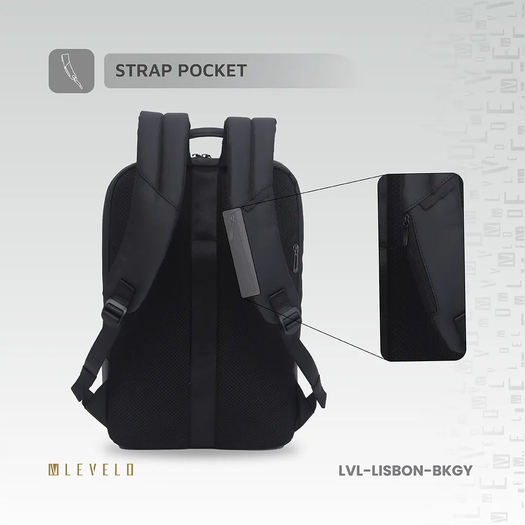 Levelo Lisbon Carrying Laptop/Universal 15.6” Backpack