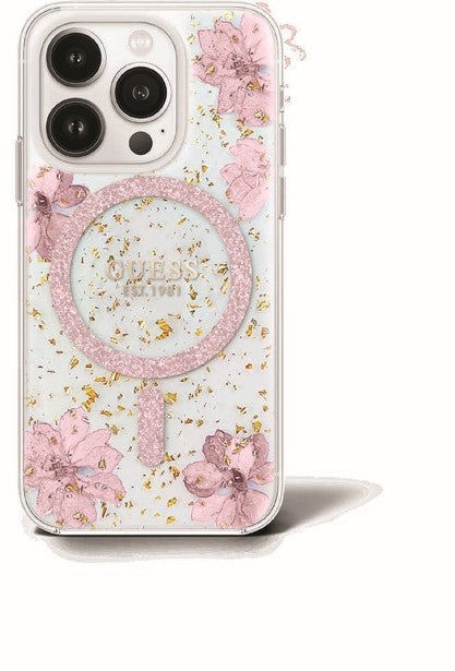 Guess Iphone 16 FLOWERS EPOXY EDITION Case