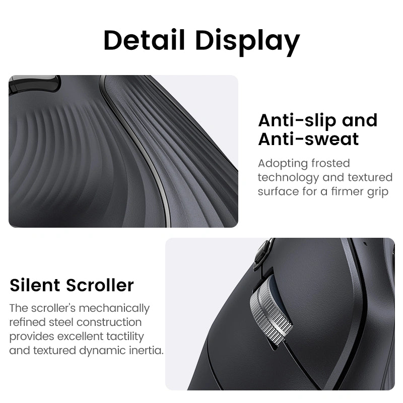 UGREEN Multi-Mode Vertical Mouse