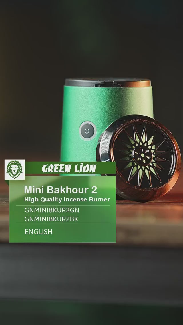Green Lion Mini Bakhour 2 High Quality Incense Burner