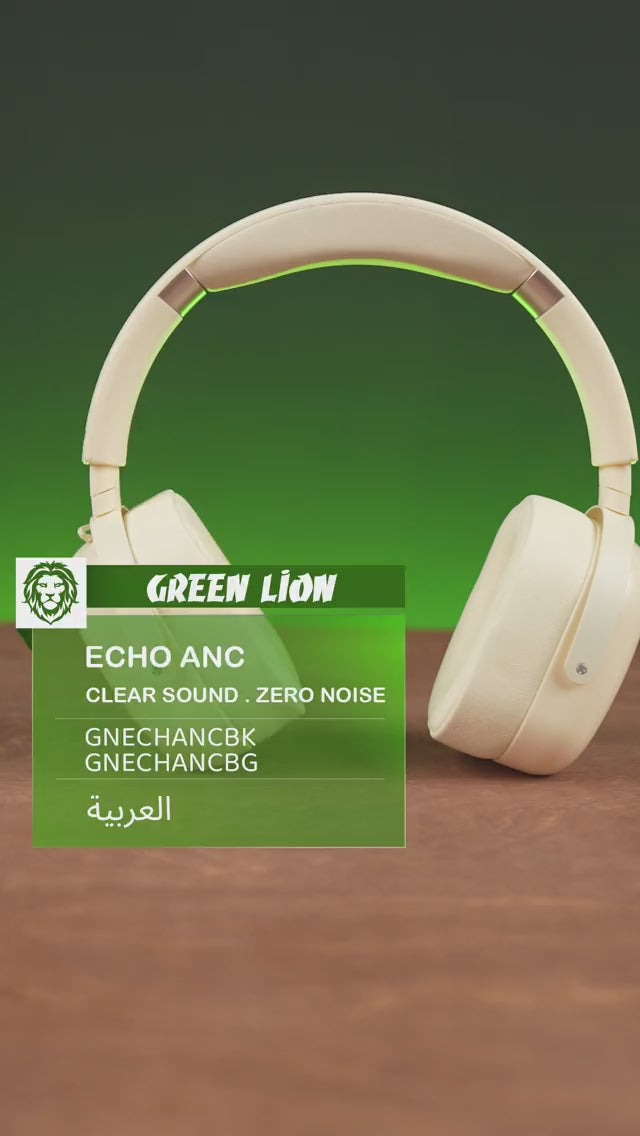 Green Lion ECHO ANC Zero Sound, Zero Noise Headphone