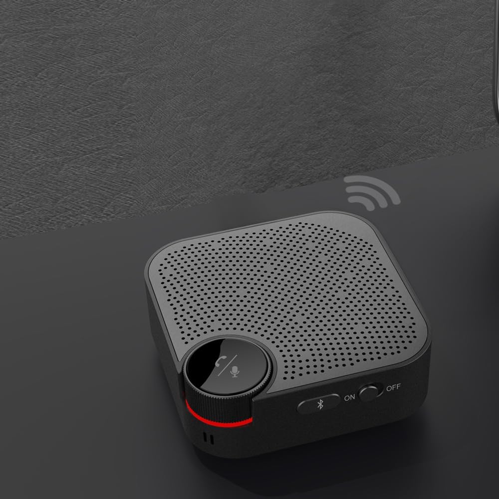 Porodo Wireless Conference Speaker Omni-Directional Audio Pickup