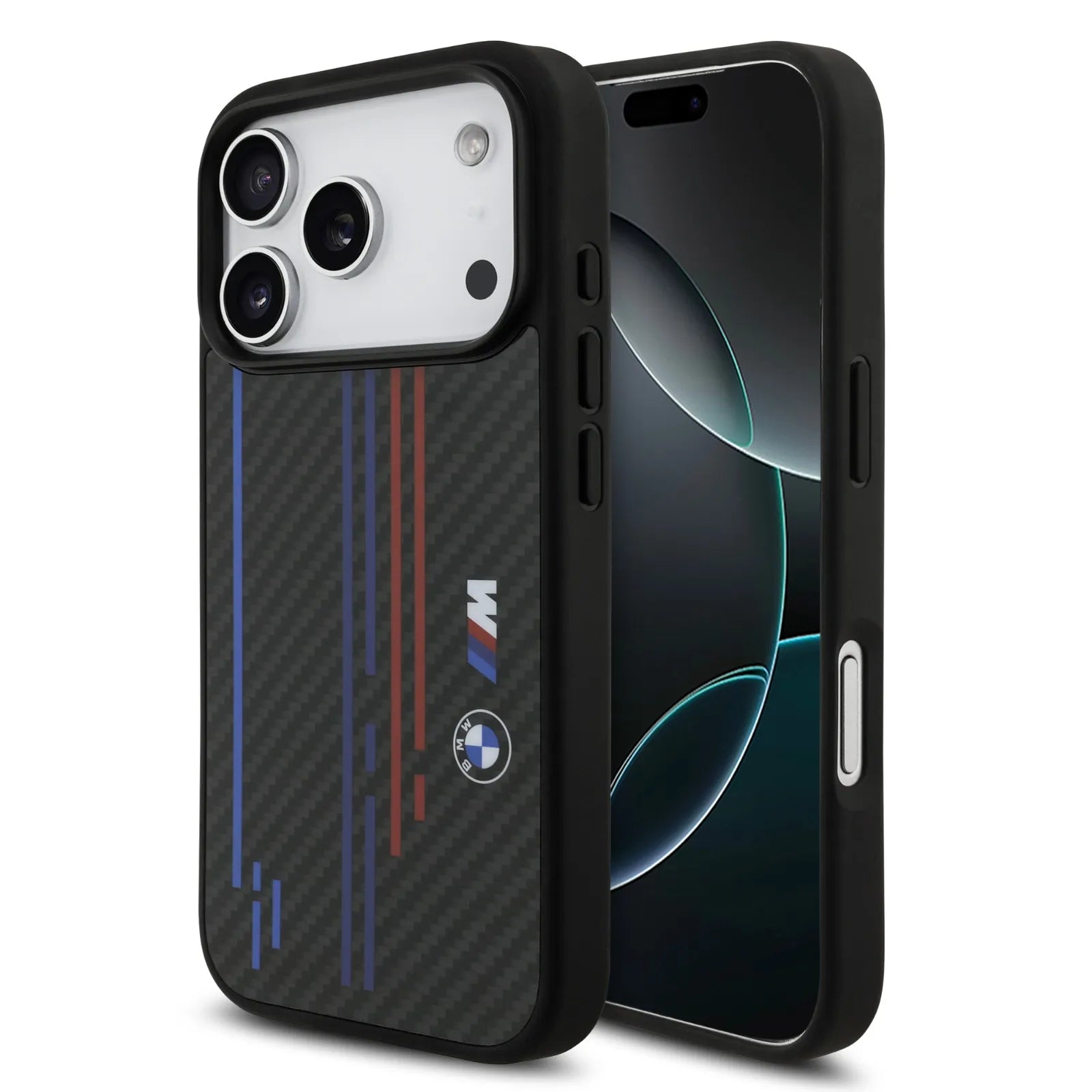 BMW MagSafe Kevlar Case With Printed Tricolor & Metal Logos