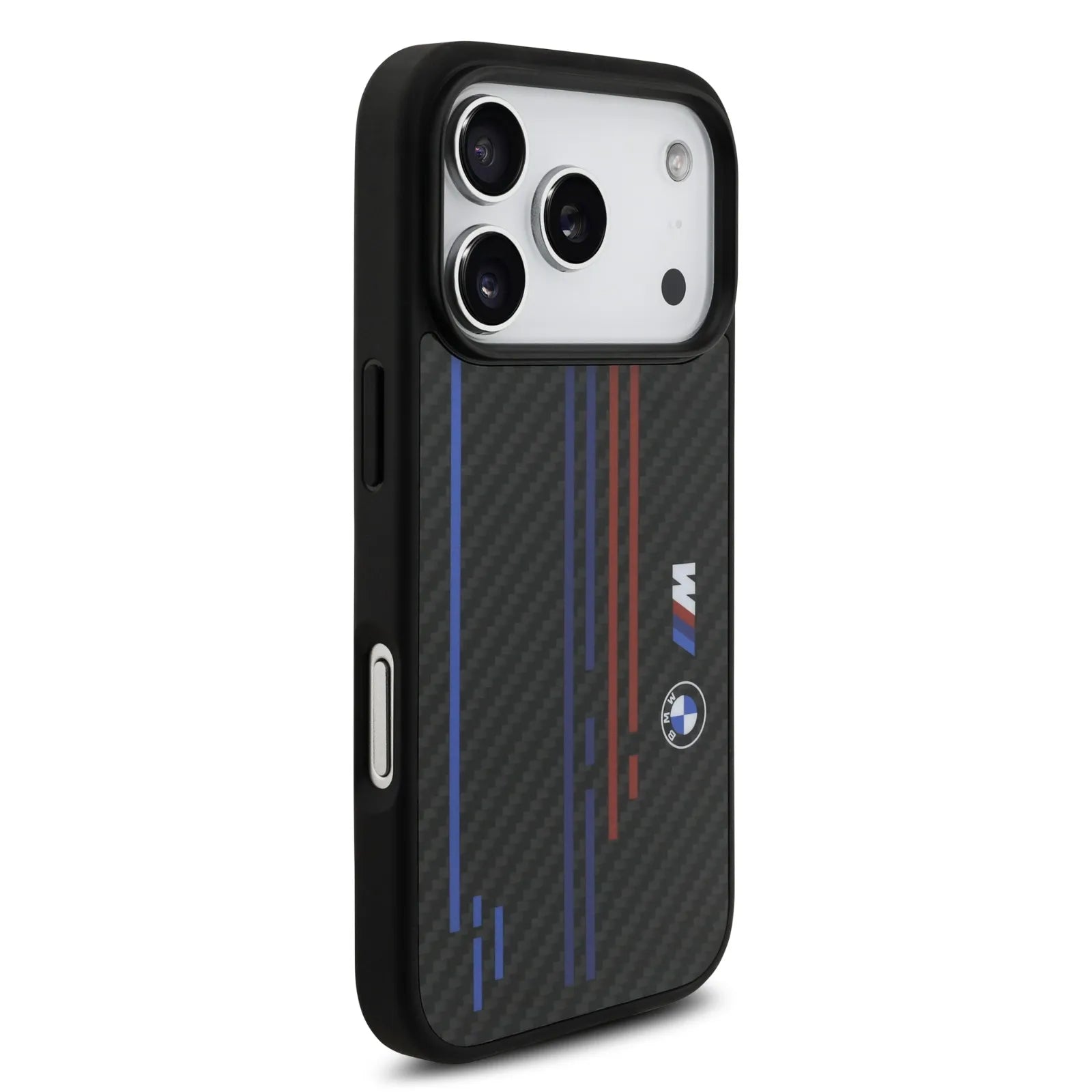BMW MagSafe Kevlar Case With Printed Tricolor & Metal Logos