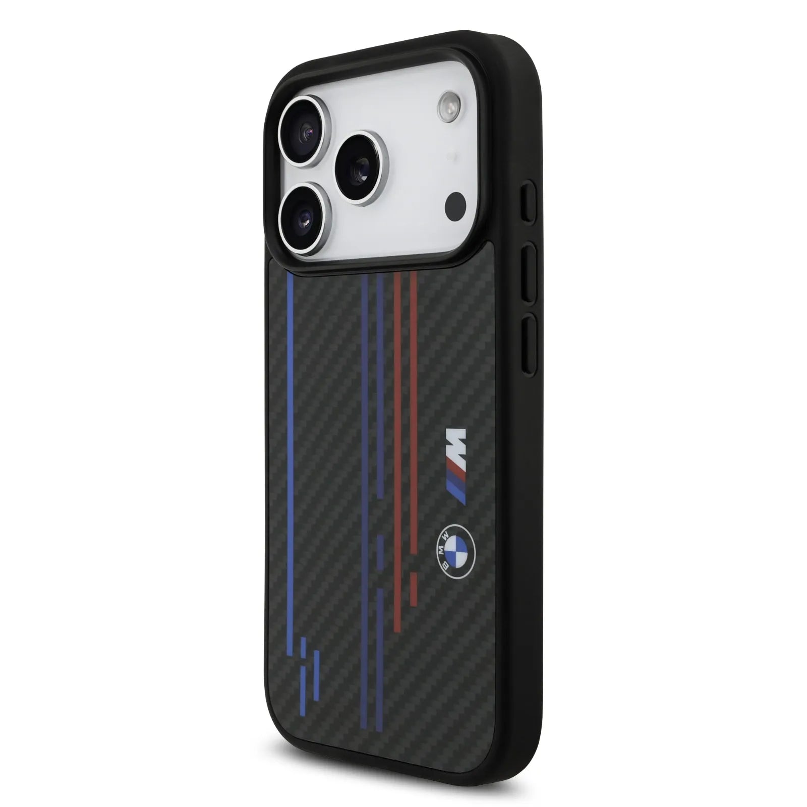 BMW MagSafe Kevlar Case With Printed Tricolor & Metal Logos