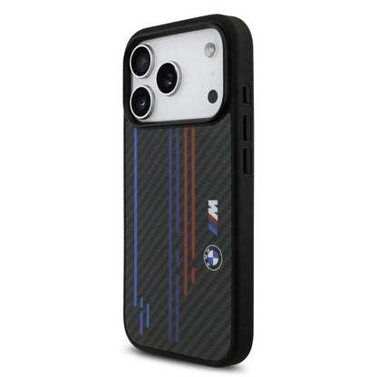 BMW MagSafe Kevlar Case With Printed Tricolor & Metal Logos