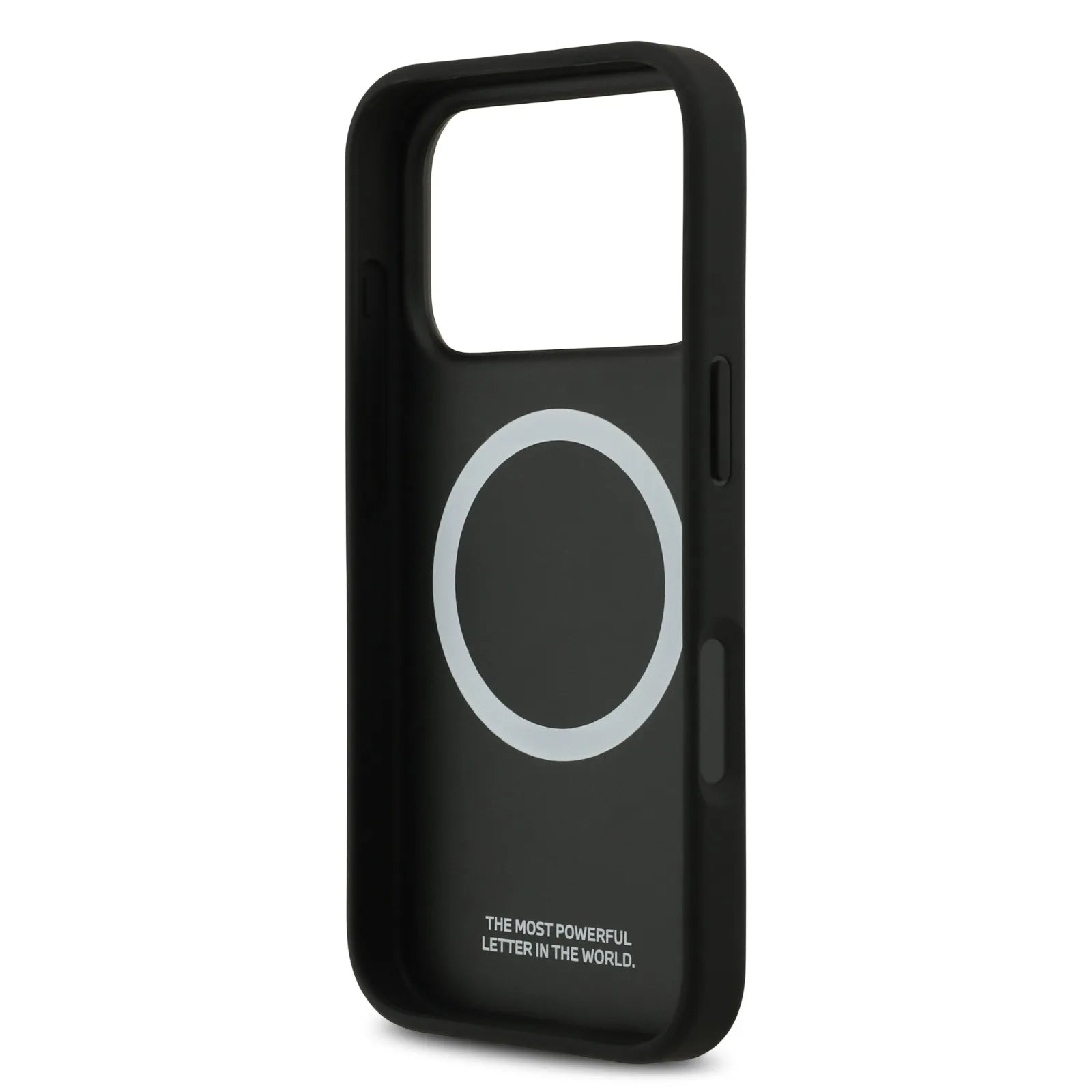 BMW MagSafe PU Seat Shaped Leather Case With Metal Logos