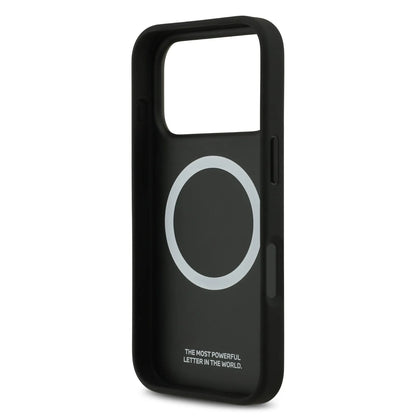 BMW MagSafe PU Seat Shaped Leather Case With Metal Logos
