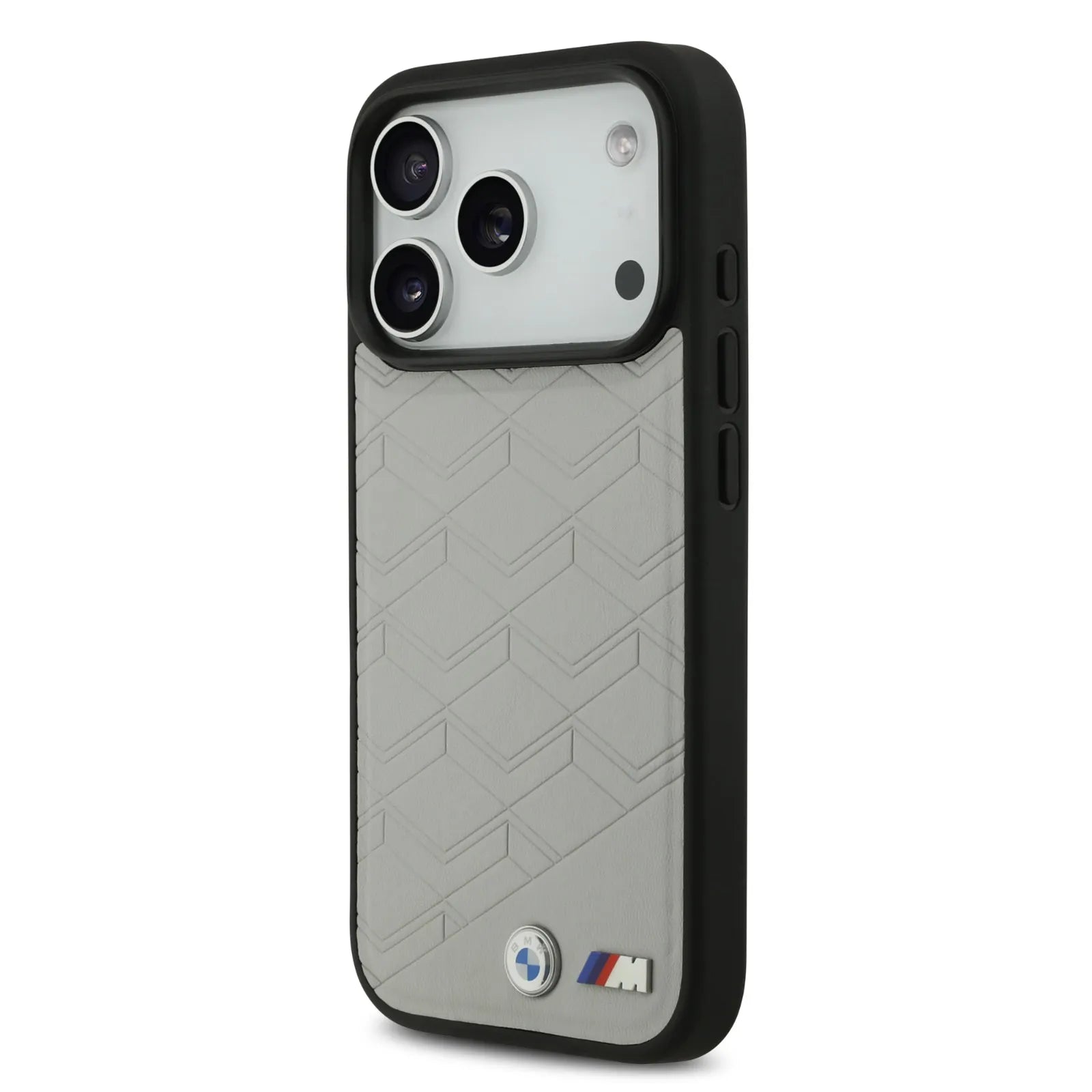 BMW MagSafe PU Seat Shaped Leather Case With Metal Logos