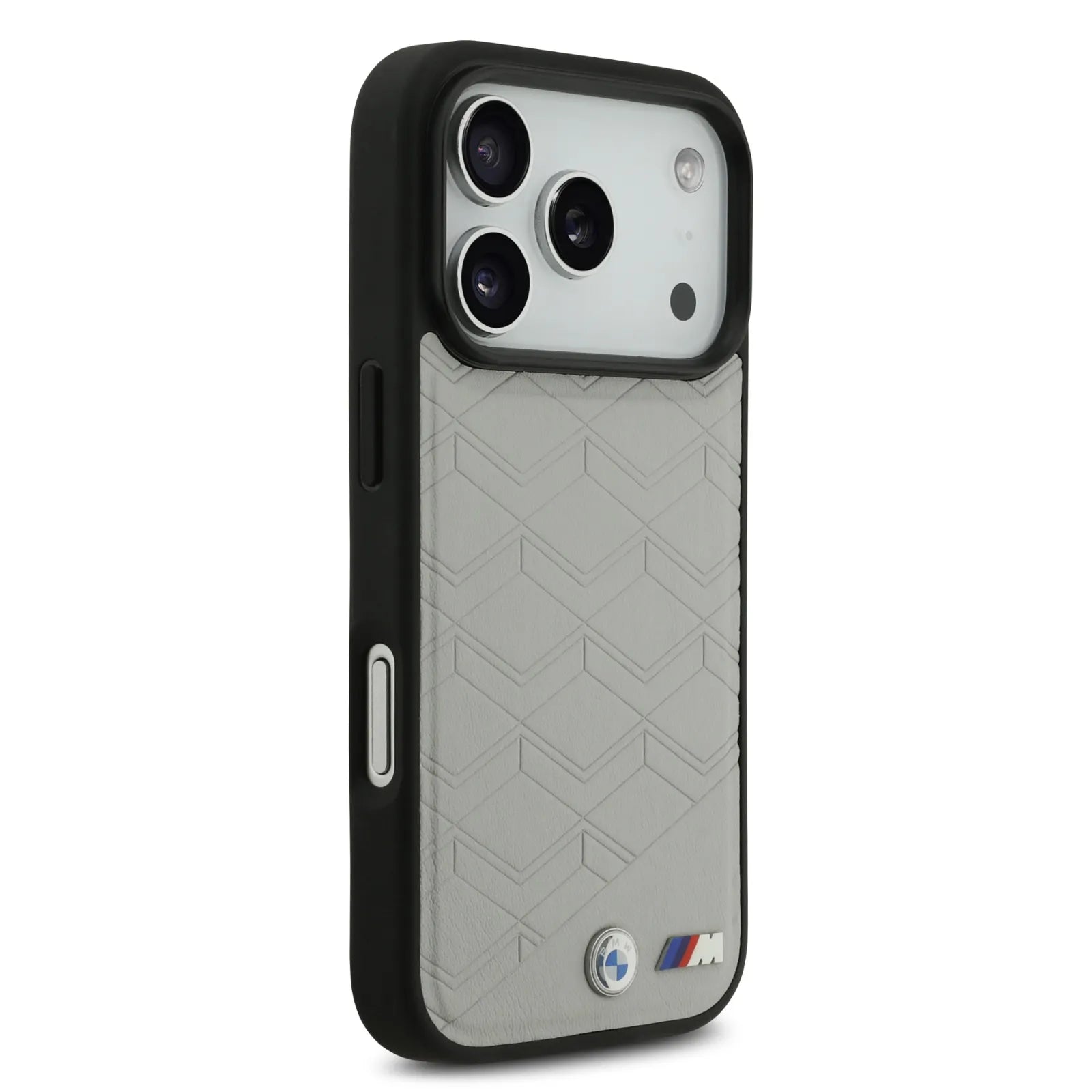BMW MagSafe PU Seat Shaped Leather Case With Metal Logos