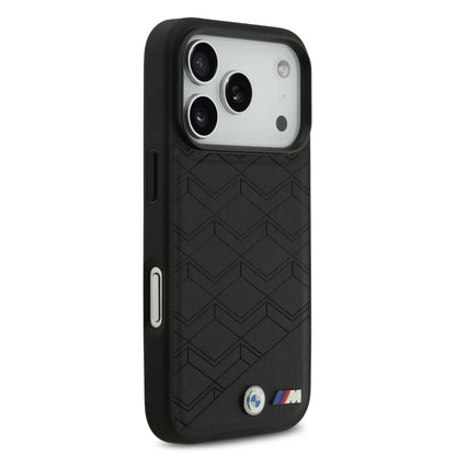 BMW MagSafe PU Seat Shaped Leather Case With Metal Logos