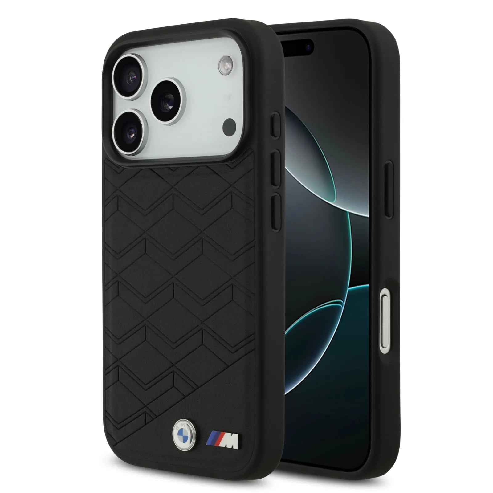 BMW MagSafe PU Seat Shaped Leather Case With Metal Logos