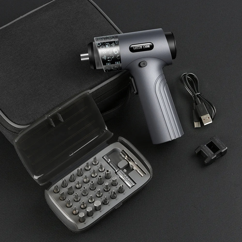 Green Lion 35 In 1 Electric Screwdriver Set