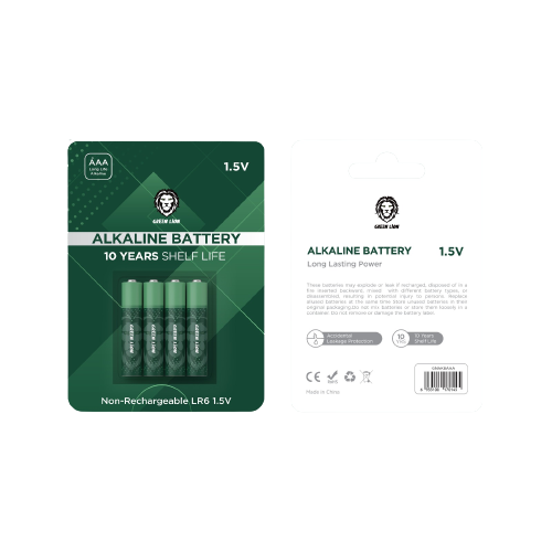 بطارية قابلة لإعادة الشحن من نوع AAA من Green Lion
