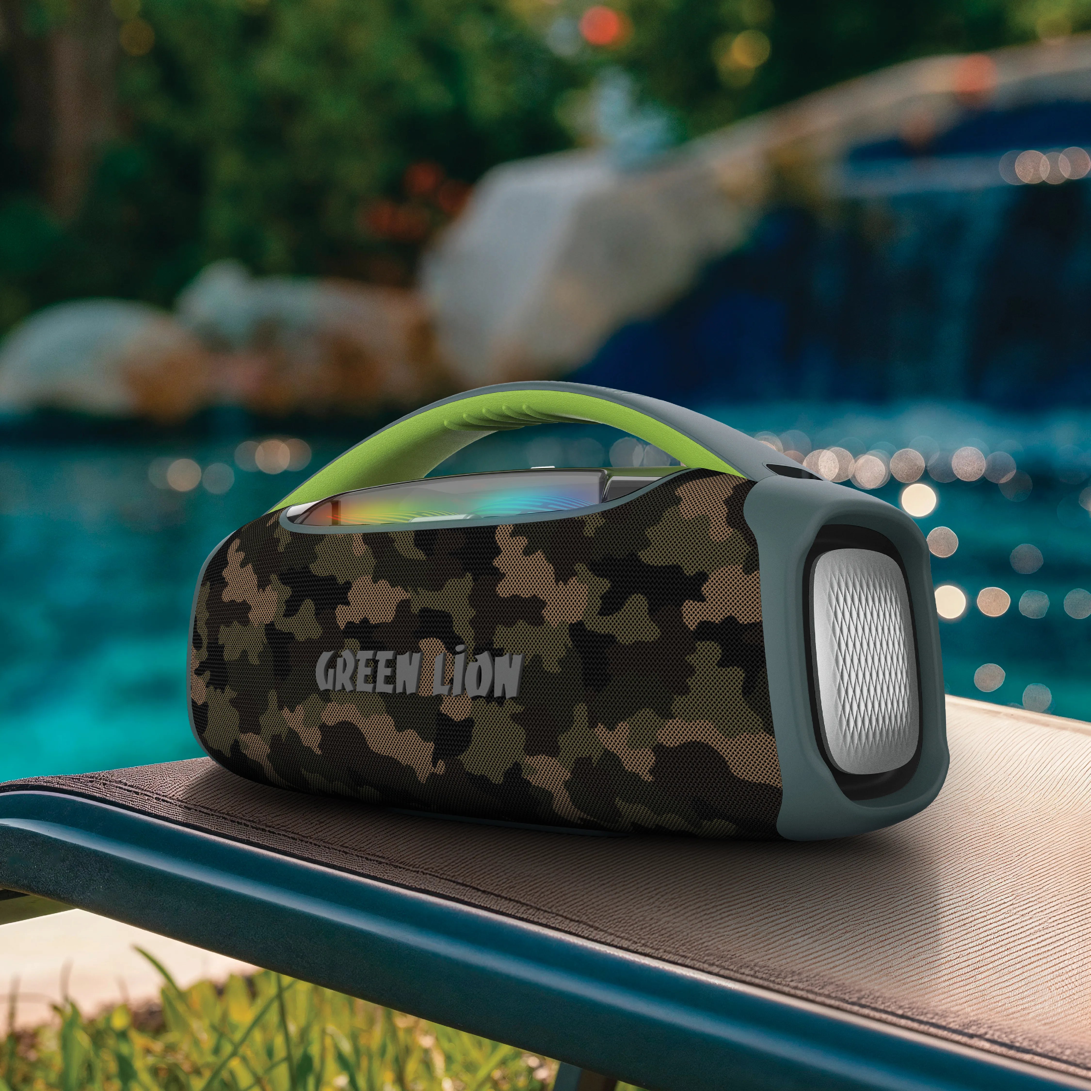 Green Lion Beam Pro Portable Speaker with Microphone 120W