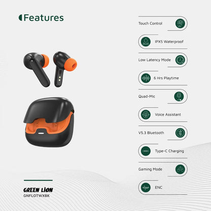 Green Lion Florence TWS True Wireless Earbuds