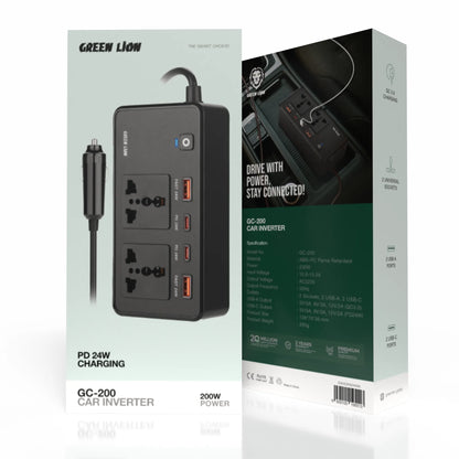 Green Lion GC-200 Car Inverter