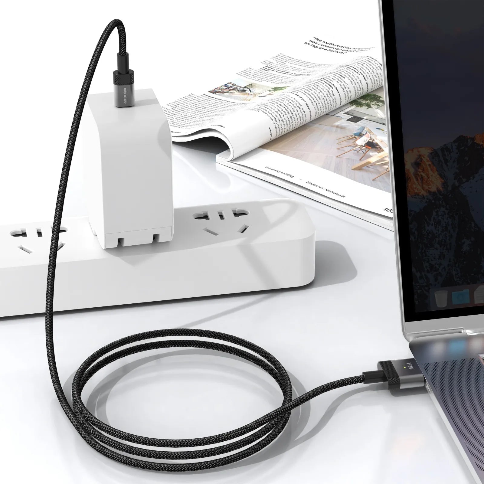 Green Lion USB-C to MagSafe 3 Magnetic Charging Cable