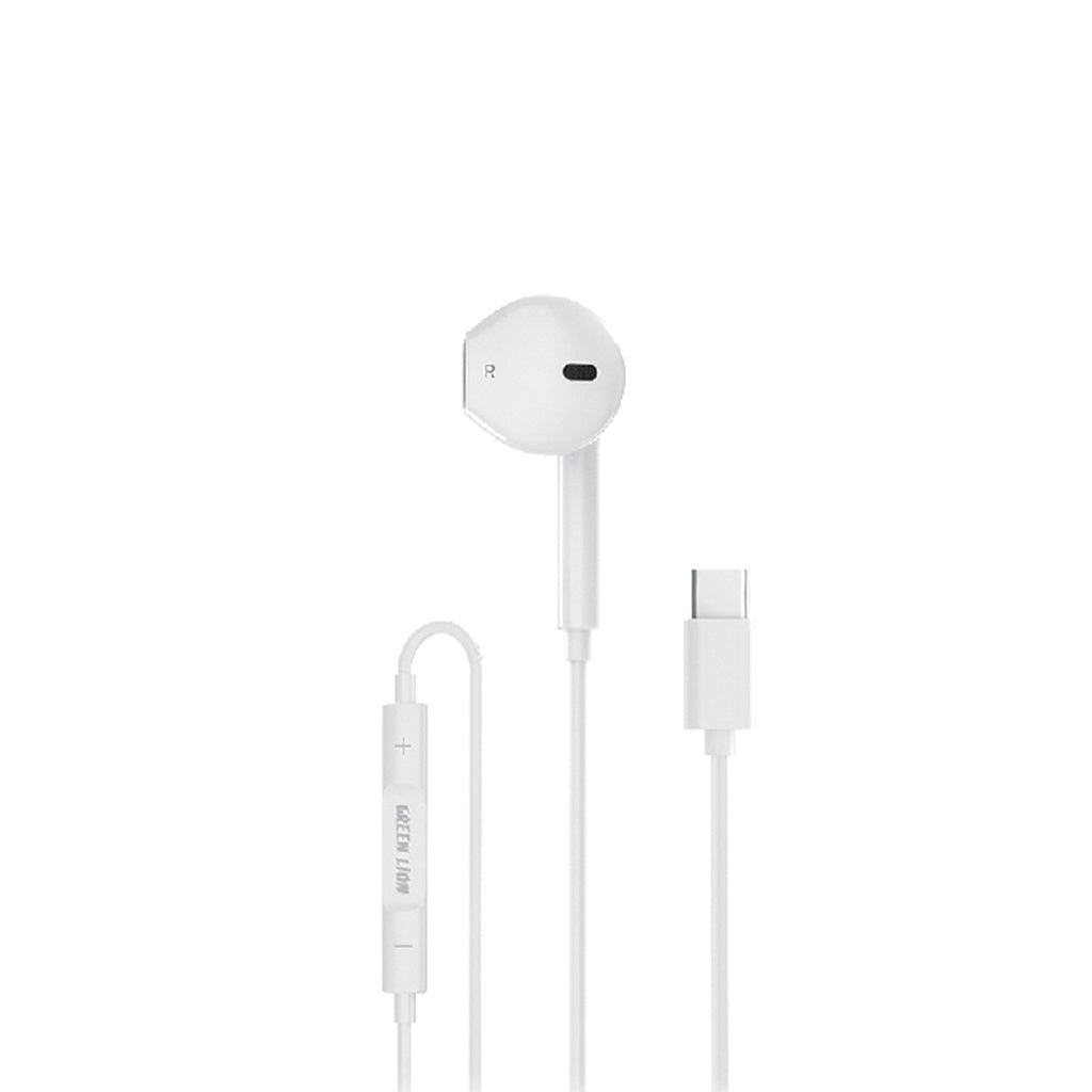 Green Lion Mono Earphone With Type-C Connector
