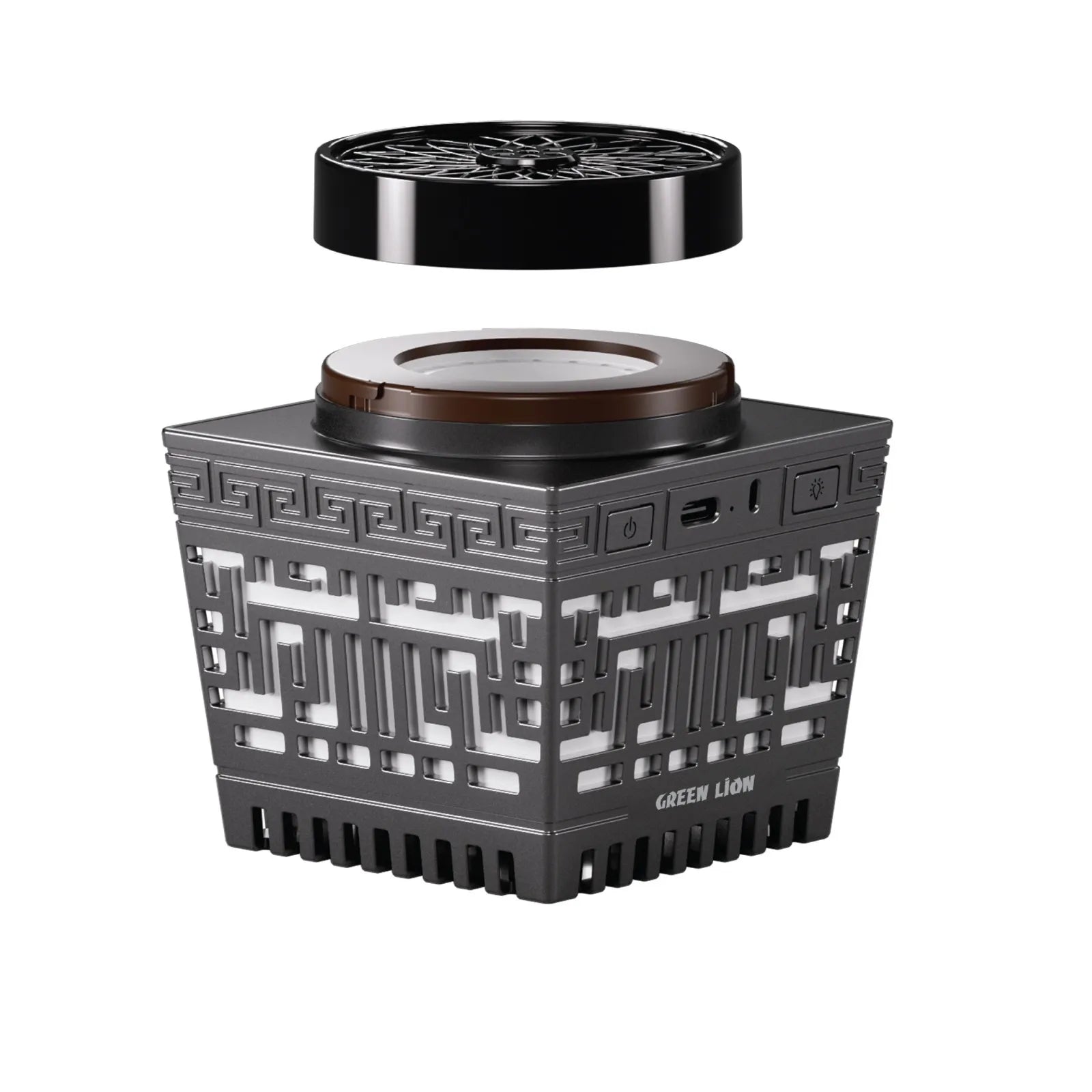 Green Lion Moon Bakhour Quran Speaker