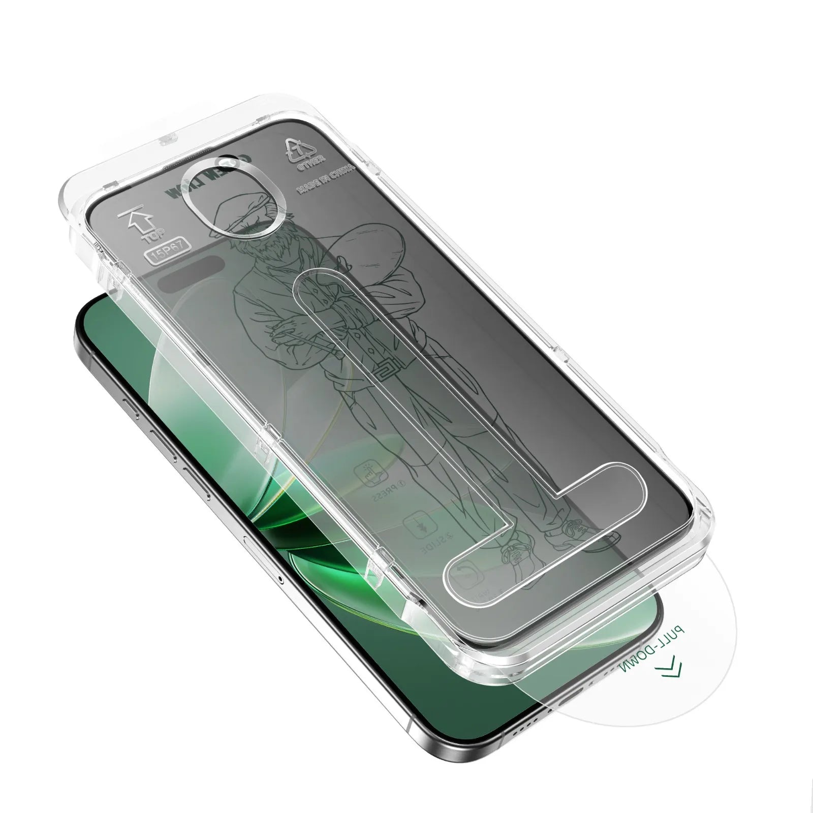Green Lion Picasso 3D Privacy Glass With Alignment Tray