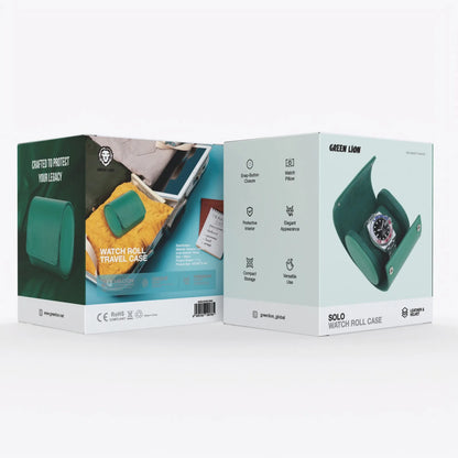 Green Lion Solo Watch Roll Case