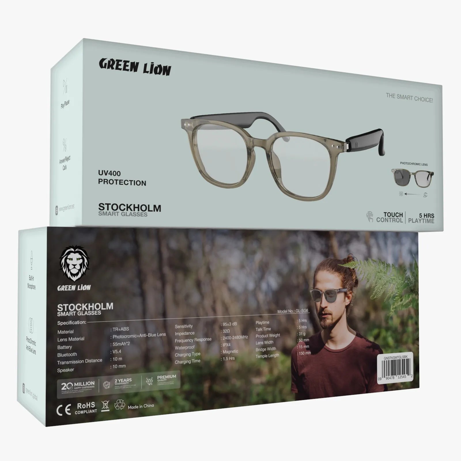 Green Lion Stockholm Smart Glasses