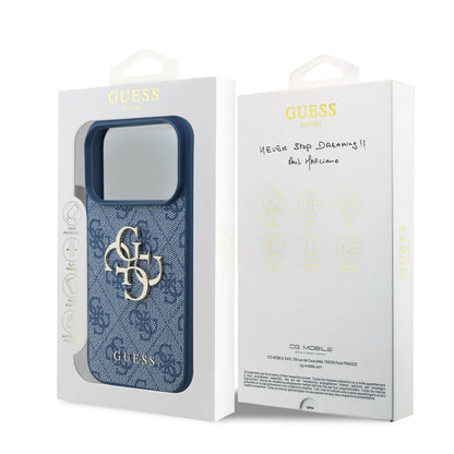 Guess MagSafe PU Leather Case With Big 4G & Classic Logo