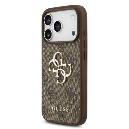 Guess MagSafe PU Leather Case With Big 4G & Classic Logo