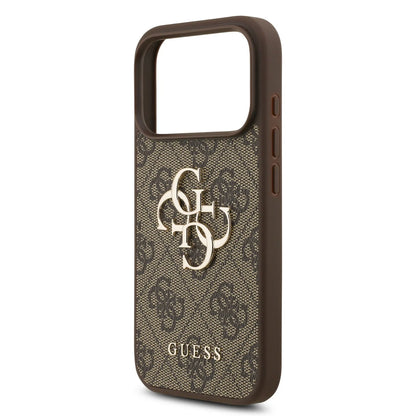 Guess MagSafe PU Leather Case With Big 4G & Classic Logo