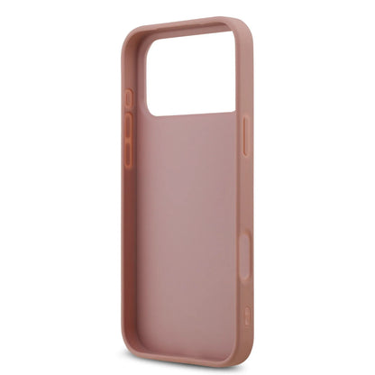 Guess PU Glitter Case With Big 4G Metal Logo