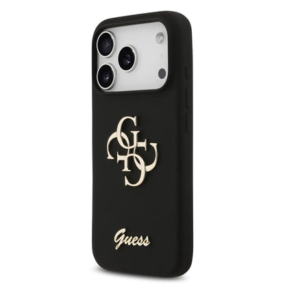 Guess Liquid Silicone Case With 4G & Script Logo