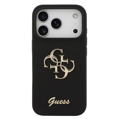 Guess Liquid Silicone Case With 4G & Script Logo