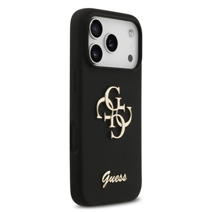 Guess Liquid Silicone Case With 4G & Script Logo