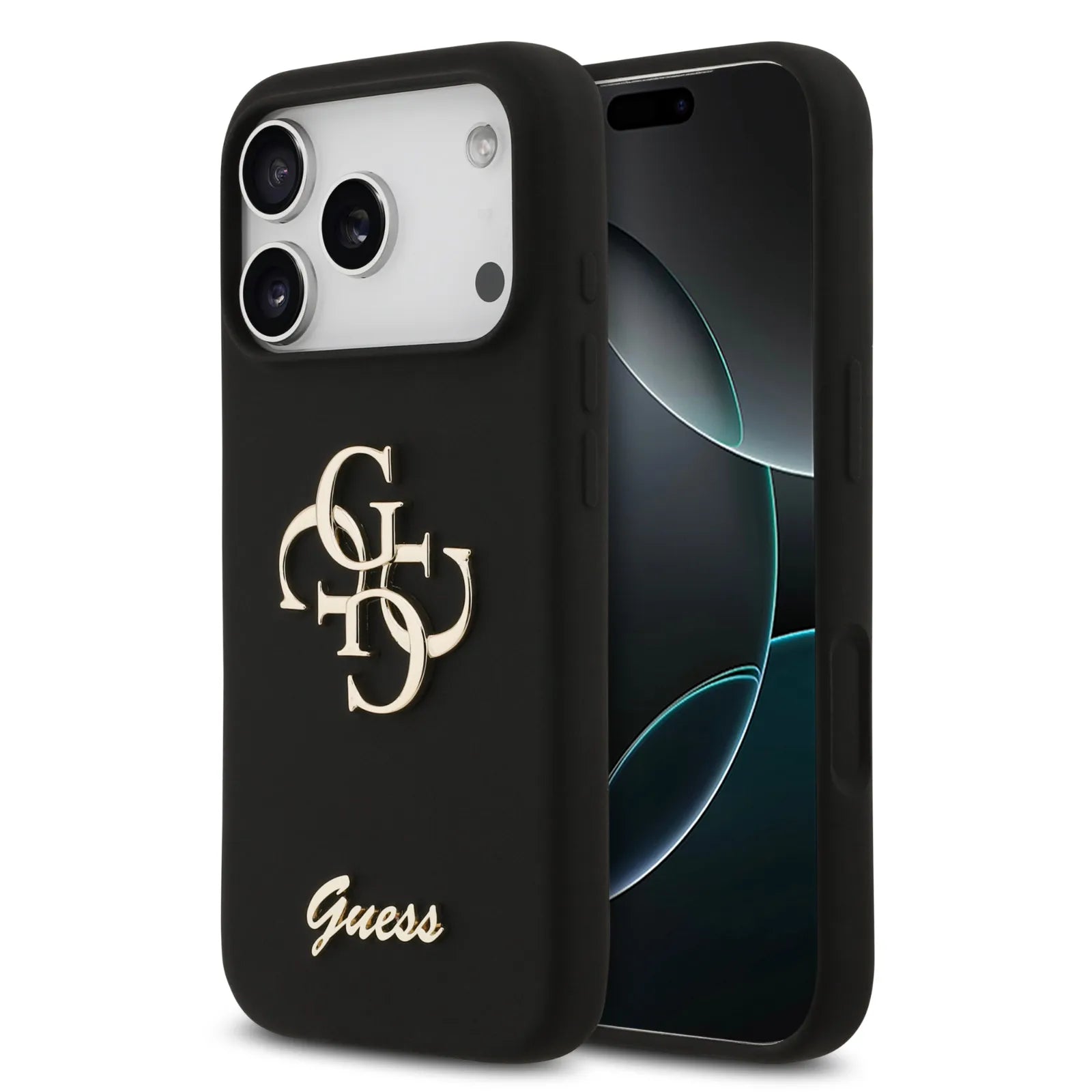 Guess Liquid Silicone Case With 4G & Script Logo