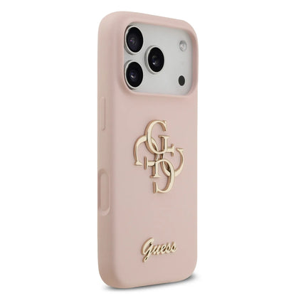 Guess Liquid Silicone Case With 4G & Script Logo